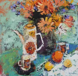 Kaffeekanne Stillleben